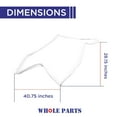 thumbnail image 2 of Whole Parts Refrigerator/Freezer Door Seal Gasket Part# WP61003997 - Replacement and Compatible with Some Maytag, Admiral, Amana, Crosley, Magic Chef, Jenn Air, GE Refrigerators, 2 of 7