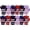 12 Pairs Solid Striped, variant on SOCKS'NBULK 12 Pairs Women's Winter Gloves, Magic Stretch, Purple Red and Navy Blue, Soft, Bulk (Solid Assorted - B, 12 PACK)