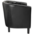thumbnail image 2 of Modern Contemporary Living Room Two Seater Loveseat Black, 2 of 4