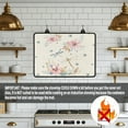 thumbnail image 4 of Renewold Stove Top Cover Protector for Glass Stove, Anti-slip Cooktop Mat Scratch Resistant Oven Mat Protector Range Cover Extra Kitchen Space, Dragonfly Flower Beige, 4 of 7
