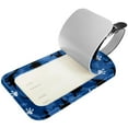 thumbnail image 2 of Square 2Pack PU Leather Dinosaur Cruise Luggage Tag with Privacy Cover and Name ID Tag for Travel Handbags Backpacks Luggage Tags, 2 of 6