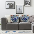 thumbnail image 3 of Nawypu Blue White Throw Pillow Covers  Decorative Vase Sofa Couch Cushion Covers Chinese Art Porcelain Bottles Print Pillowscase for Home Holiday Spring Decoration, 2pcs, 3 of 6