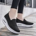 thumbnail image 1 of OULII 1 Pair Ladies Sneakers Black Mesh Lining Shockproof Trainers for Daily Use, 1 of 7