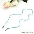 thumbnail image 2 of 3pcs Spectacles Eyeglasses Sunglasses Chain Neck Cord Metal Chain (Blue & Black & Silver), 2 of 4