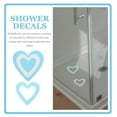 thumbnail image 3 of OULII 20Pcs Self Adhesive Heart Pattern Non Slip Bath for Shower and Stairs, 3 of 7