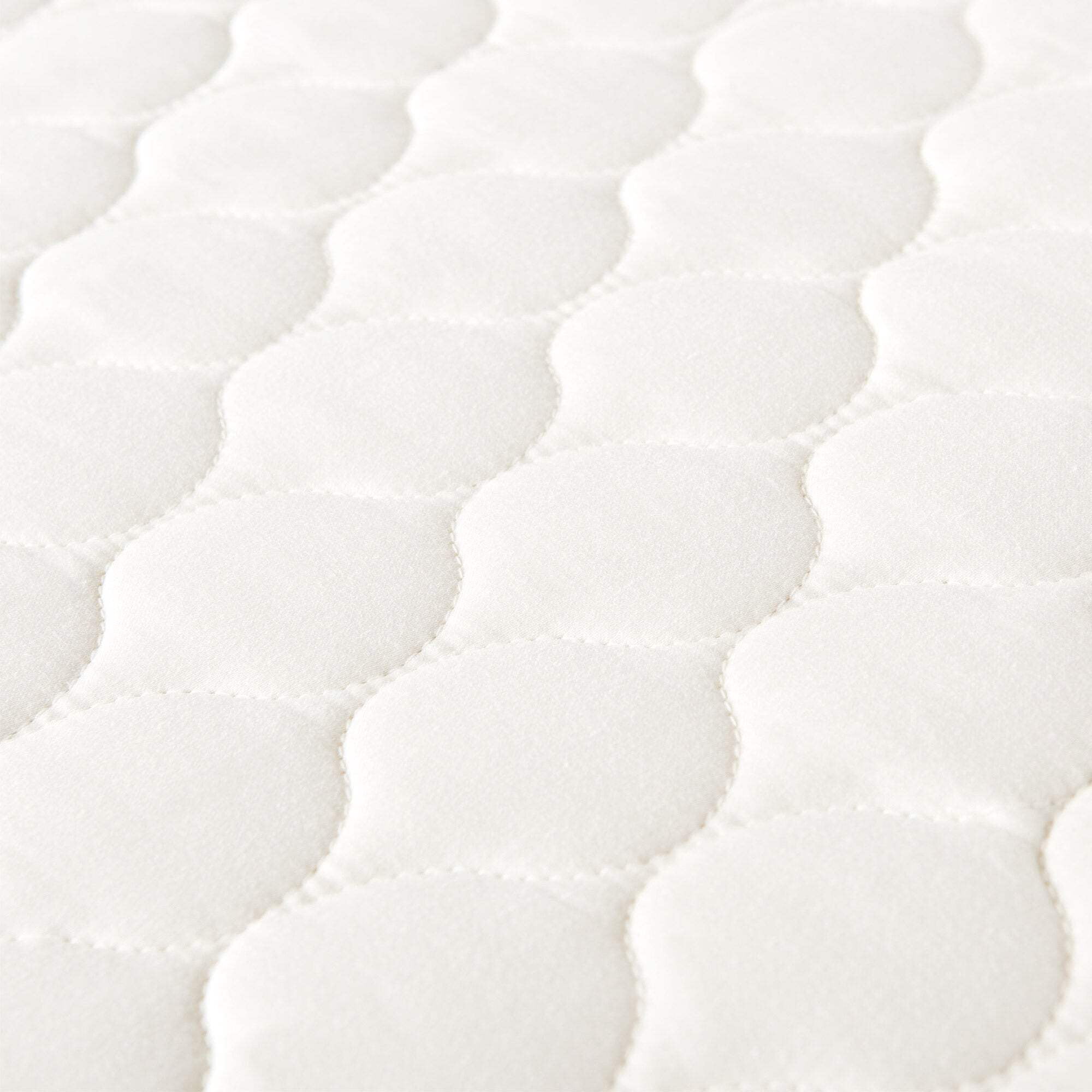 Whisper Organics Organic Cotton Quilted Mattress Pad Protector