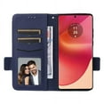 thumbnail image 4 of Case for Motorola Moto Edge 50 Fusion 5g Pu Leather Wallet Card Slots Holder Side Buckle Magnetic, 4 of 5