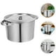 thumbnail image 2 of Olla de acero inoxidable para sopa, olla de cocina, olla para almacenar aceite, 2 of 8