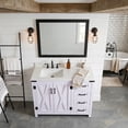 thumbnail image 3 of Dreamwerks Lilac Bathroom Vanity, 36 in. W x 21.5 in. D x 33.5 in. H, Cultured Marble Top, 3 of 10