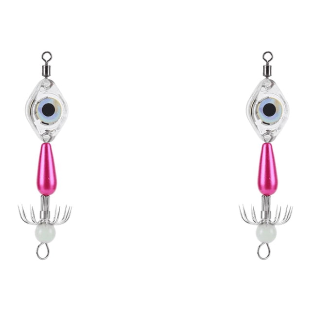 Trampa Señuelo Pesca Con Forma Ojo LED Gancho para Nocturna () Azul