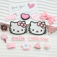 thumbnail image 4 of 1PCS MINISO Pink Hello Kitty Charming Shoe Accessories Cute Cartoon Characters Detachable Shoe Buckles New Sandals Decoration, 4 of 7