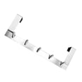 thumbnail image 4 of Stainless Steel Over the Door Hook Hanger for Towels Clothes Silver Easy Install No Drilling 12.5 x 4.5 inches, 4 of 4