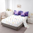 thumbnail image 3 of Manfei Magical Axolotl Full Size Bedding Sets,Cute Animal Full Size Bed in a Bag For Girls,Purple Pink,Polkadot Reversible,7 Pieces, 3 of 8