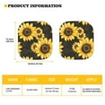 thumbnail image 5 of Yuyamidu Sunflower Automotive Windshield Sunshades Foldable Car Sun Shade for Windshield 2 PCS Car Windshield Cover Accessories for Sedans SUV Truck, 5 of 5