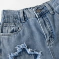 thumbnail image 7 of EnJoCho Teen Girls Baggy Wide Leg Barrel Denim Jeans Pants Star Applique Elastic Waist 𝖸𝟤𝖪 Fashion Kids 5-14 Years Trousers Bottoms, 7 of 7