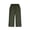 02 Green, variant on Titcea Capri Pants for Women Cotton Linen Drawstring Elastic High Waisted Wide Leg Casual Pants with Pockets Breathable Beach Vacation Capris 2026