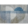 thumbnail image 2 of Addison Rugs Mayfield Premium Machine Washable Transitional Geometric Denim Rectangle Rug, 1'8" x 2'6", 2 of 6