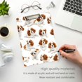 thumbnail image 3 of FORMRS Acrylic Clipboard with Low Profile Clip Standard A4 Letter Size, 12.5" x 9", Puppies Brown White Pattern, 3 of 8
