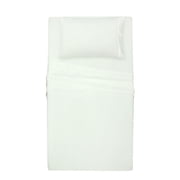Royale Linens White 400 Thread Count Performance Twin Sheet Set