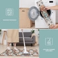 thumbnail image 6 of Lightgray Highland Cow Flower Pattern Kitchen Rugs Sets Of 3,Kitchen Runner Rugs Non Skid Washable,Decorative Kitchen Floor Mats for Kitchen,Sink,Laundry,17"x30"+ 17"x47" + 17"x59", 6 of 6