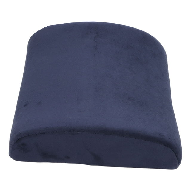 Almohada De Apoyo Lumbar, Cojín Lumbar De Espuma Viscoelástica, Diseño Ergonómico, Felpa Lavable Para Oficina Para Coche