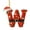 W, variant on 26 Letter Christmas Tree Hanging Pendant, 2039 New Christmas Letters Ornaments A to Z Ornament Letters Decorative Hanging Xmas Alphabet Letters for Christmas Tree DIY Craft Xmas Ornaments