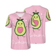 thumbnail image 2 of Easygdp Cute Avocado Men's Muscle T-Shirt Men's Baseball Short Sleeves, for Gym Workout Athletic with Button - Small, 2 of 9