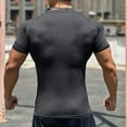 thumbnail image 7 of Men's Sports Shirt Short Sleeve Fitness Gym T-Shirt Running Tops Cool Dry Sports Shirt, 7 of 7