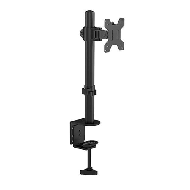 Support de Moniteur Simple à Pince pour Bureau à 360 Degrés 10 Pouces-27 Pouces Support de Moniteur LCD LED avec Bras, Charge de 9,9 kg par Tête, Facile à Utiliser