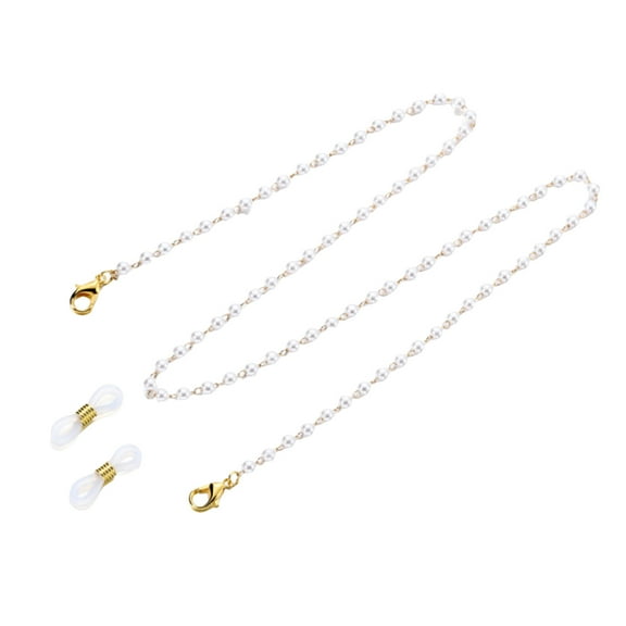 Women's Glasses Chain with Pearl Metal and Bead Material Stylish for Glasses