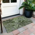thumbnail image 6 of Addison Rugs Chantille Indoor/Outdoor Transitional Organic Green Washable Rectangle Rug, 1'8" x 2'6", 6 of 6