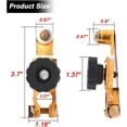 thumbnail image 2 of 2Pcs Top Post Battery Disconnect Switch - Quick Disconnect Battery Cut Off Switch for Car Truck Marine RV and Electrical Equipment - 12V/125A - Red & Black, 2 of 11
