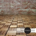 thumbnail image 7 of 3rd Street Inn Interlocking Deck Tiles - Oiled Acacia Finish - Checkered, 10-Pack, 7 of 7