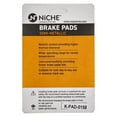 thumbnail image 4 of Niche Semi-Metallic Brake Pad Set for 2007-08 Kawasaki Z1000 Motorcycle MK1002600, 4 of 8