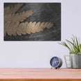 thumbnail image 4 of Luxe Metal Art 'Gold on Black V' by Lori Deiter, Metal Wall Art, 16"x12", 4 of 9