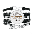 thumbnail image 1 of Sheep Branches Rest Sleep Bracelet Love Accessory Twisted Leather Knitting Rope Wristband, 1 of 3
