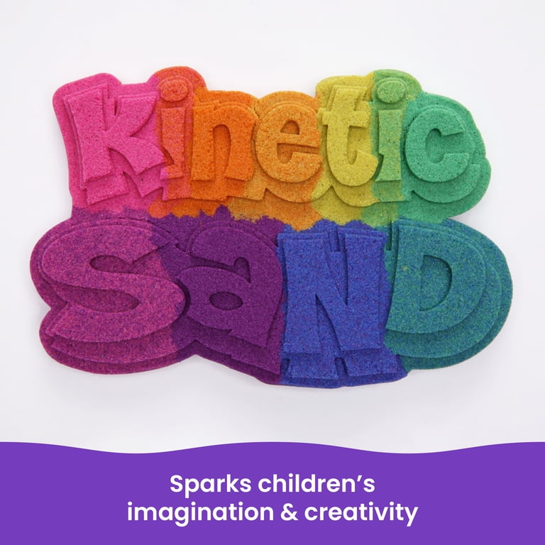 Kinetic Sand 2lb Blue Play Sand, Moldable Sensory photo 4