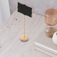 thumbnail image 2 of 20 Pack Wood Mini Chalkboards Signs Stakes,Blackboards with Stands&Stickers,Small Rectangle Black Board, 2 of 9
