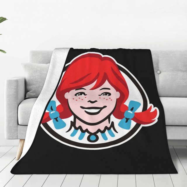 Manta de cama de Wendy, manta de vellón, manta de felpa suave y cálida para el hogar, camping, viajes, 80 x 60 pulgadas