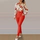 thumbnail image 1 of Puntoco Pantalones De Moda Para Mujer Traje De Ocio De Manga Larga Estampado De Dos Piezas Liquidación Puntoco Puntoco-2361, 1 of 9