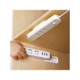 thumbnail image 1 of 1pc Socket Fixed Holder For No Hole Plugs, Router, Wire Board, Charging Station, Storage Organizer Rack, 1 of 5