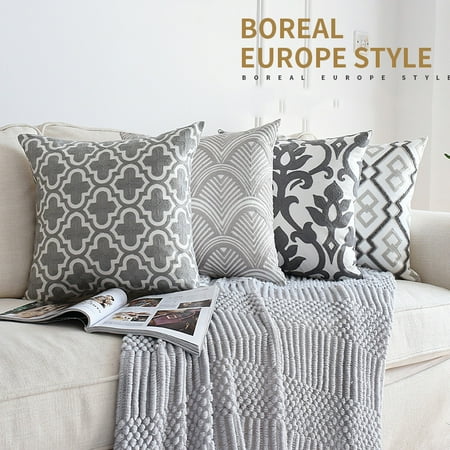 Living Room Pillow New Modern Pillow Cases Geometry Pattern Decorative Throw Pillow Cover Cushion Protector for Home Living Room Sofa Bedroom Office College Dorm Decor ()