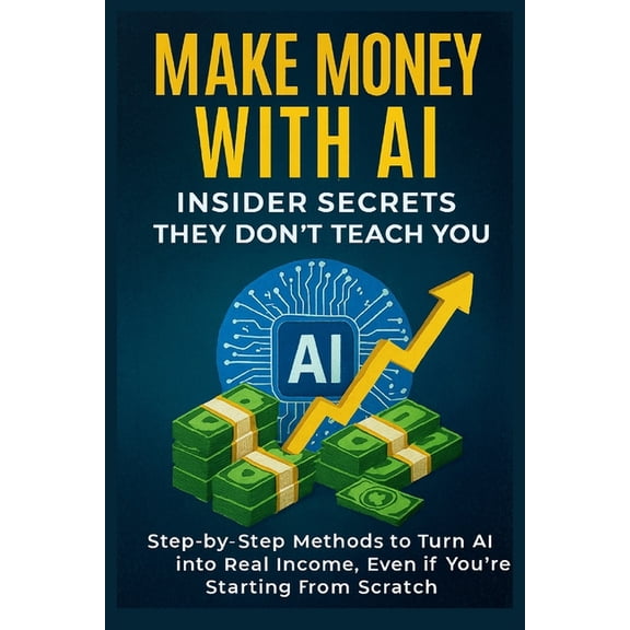 Make Money with AI: Insider Secrets They Don't Teach You Step-by-Step Methods to Turn AI into Real Income, Even if You'r, (Paperback)