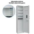 thumbnail image 5 of Furvclv 53.15" Wall Safe Between The Studs, Hidden Electronic Safe Deposit Box With Dual Alarm Function & Adjustable Shelves For Business Cash Drops Home Safety, 5 of 9