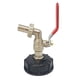 thumbnail image 2 of IBC Boquilla de bola Grifo de agua Contenedor de lluvia Depósito de agua Dispensador Grifo de latón de una sola palanca, 1/2 pulgada, Boquilla de latón Kearding HA6193-01, 2 of 6