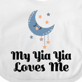 thumbnail image 4 of Inktastic My Yia Yia Loves Me Yiayia for Grandchild Boys or Girls Baby Bib, 4 of 4