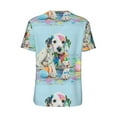 thumbnail image 3 of Balery A Funny Little Dalmatian Puppy Baseball Jersey for Men Casual Button Down Shirts Short Sleeve Active Team Sports Uniform-X-Large, 3 of 9