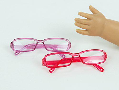 Details about   Blue Rectangle Plastic Frame Glasses made for 18" American Girl Doll Clothes 