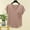 Khaki, variant on Summer Tops For Women Sevevn Women's Solid V-Neck With Chest Pocket Short Sleeved T-Shirt Top