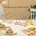 thumbnail image 4 of 2 uds De Soportes para Pañuelos Independientes De Hierro Soporte para Servilletas con Forma De Taza De café Moderna Soporte para Servilletas De Mesa para el Hogar Cocina ANGGREK  Otros, 4 of 8